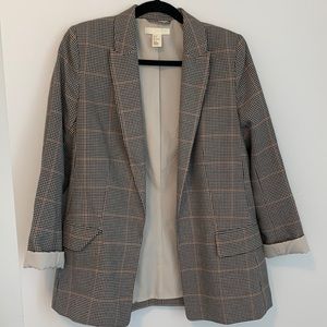 H&M Checkered Blazer